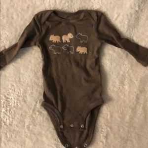 Bear long sleeve onesie